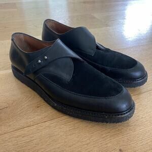 Common Projects Leather & Suede Creepers in Black